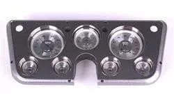 GAUGE BEZEL 67-72 GM P/U BRUSHED WITH GRAY CMW6772-B