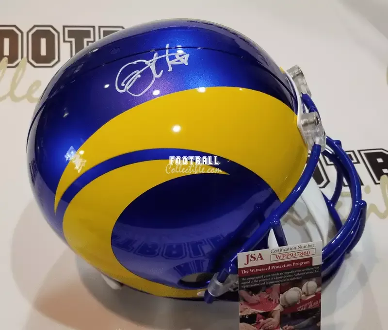 Gerald Everett Autographed Los Angeles Rams Helmet