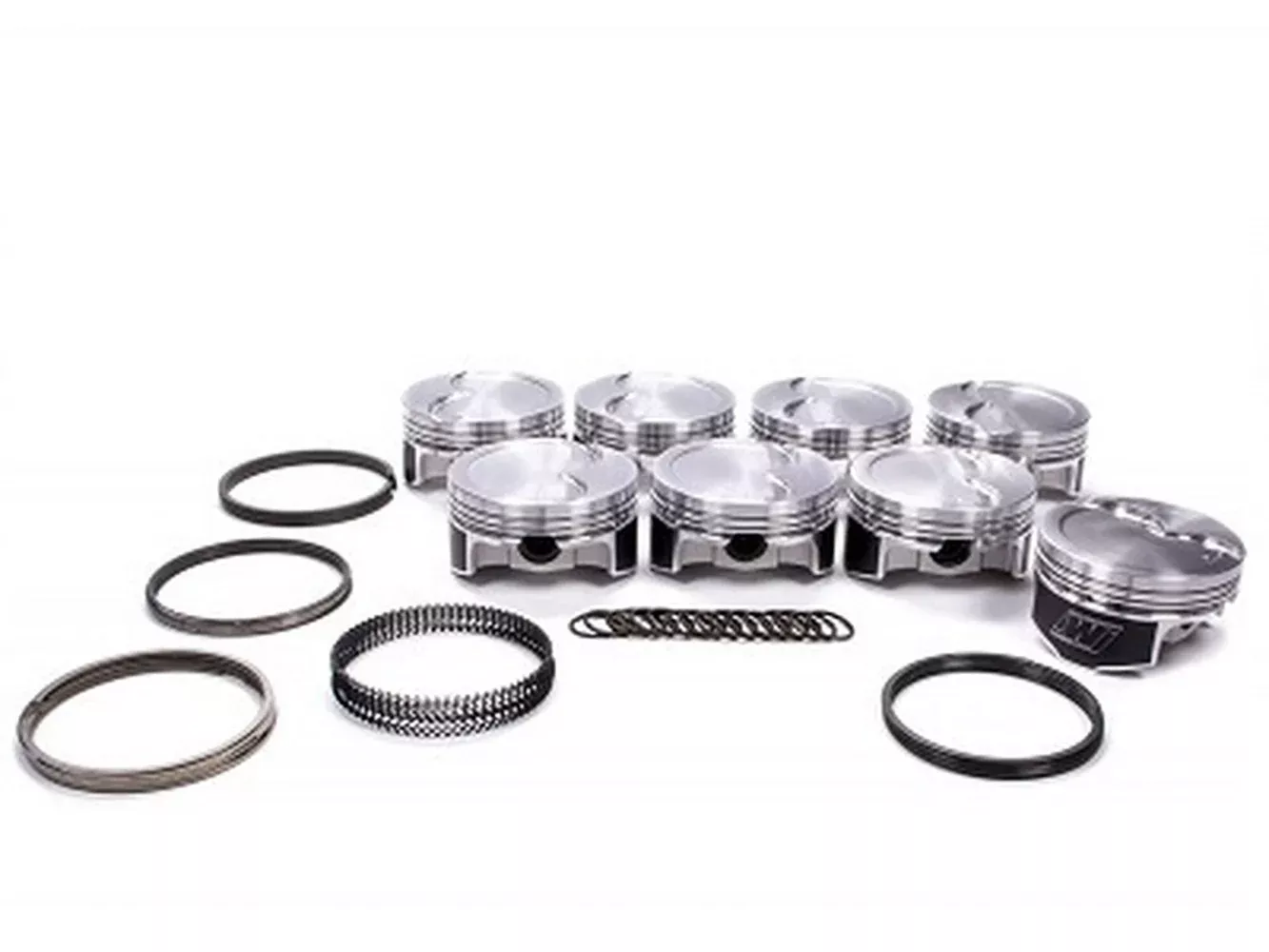 GM LS Piston & Ring Set Dome 4.030 Bore+5cc