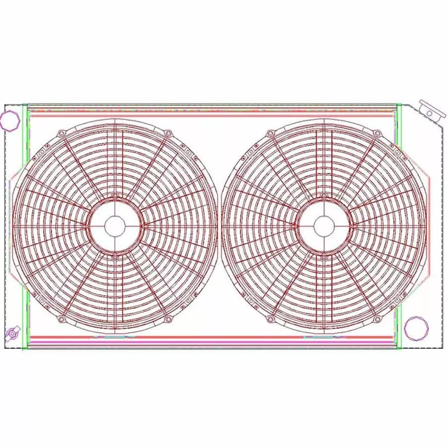 Griffin Radiators - Radiator Combo Unit GM A & G Body