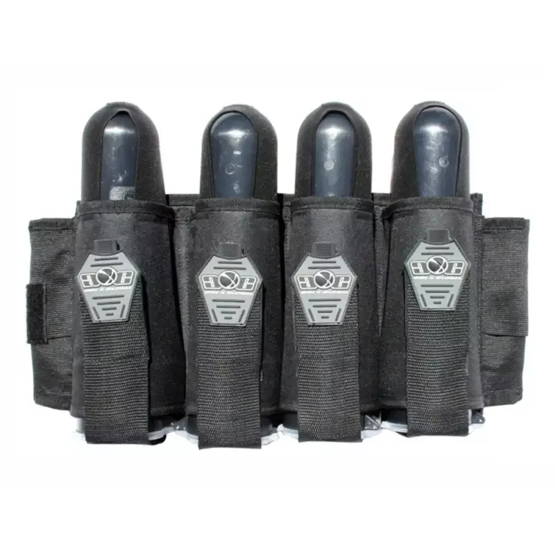 GXG Paintball Vertical Harness – 4 Pod Pack – Black