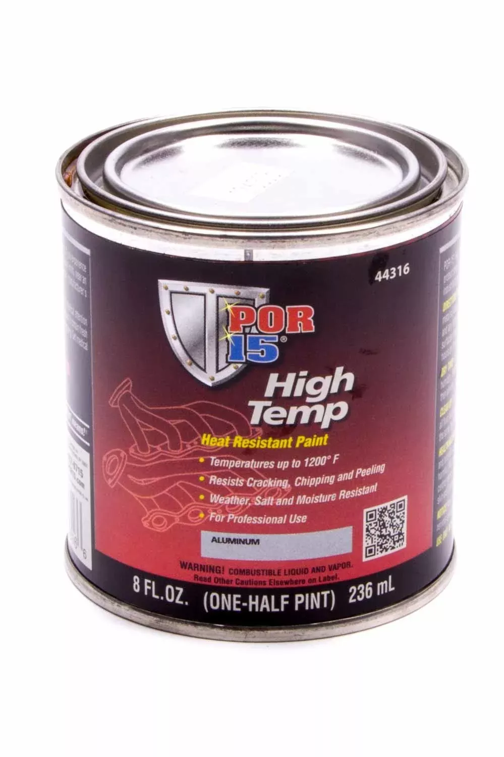 HighTemperture Paint Aluminum 8oz