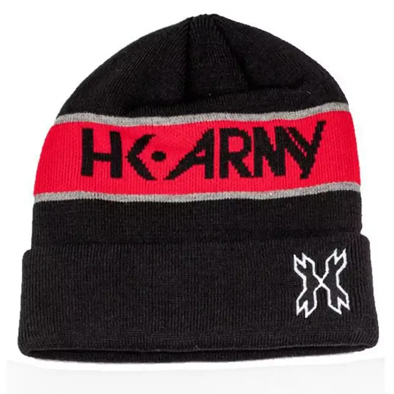 HK Army Beanie – Attack – Black / Red