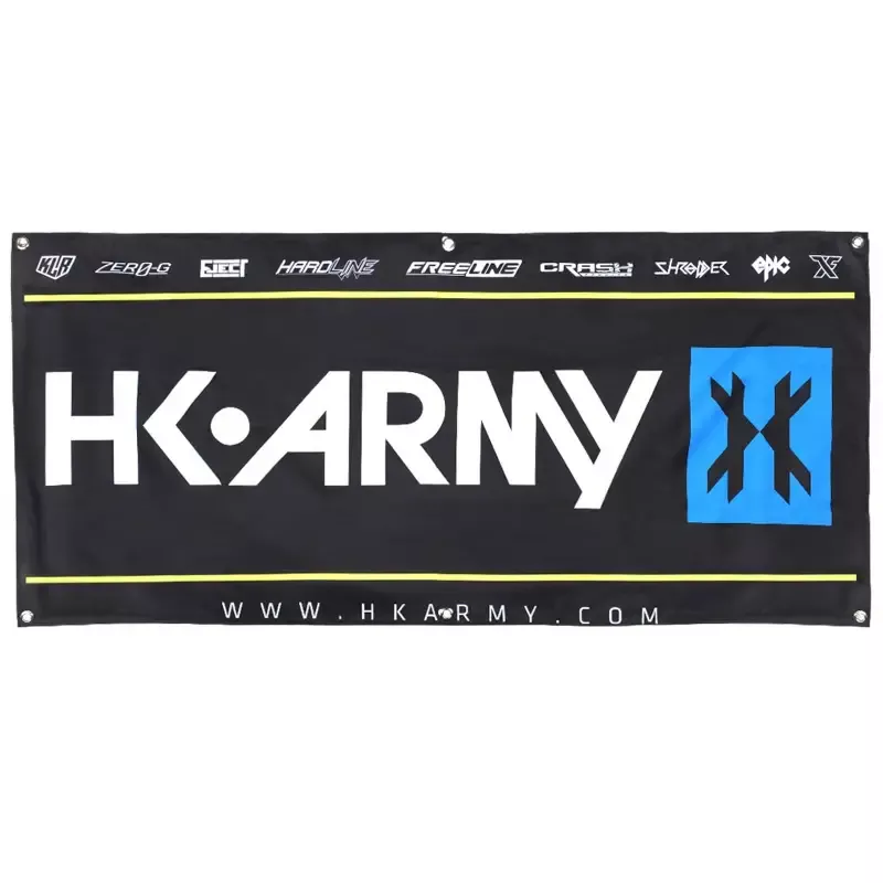 HK Army Cloth Banner – 68″ x 33″ – Typeface