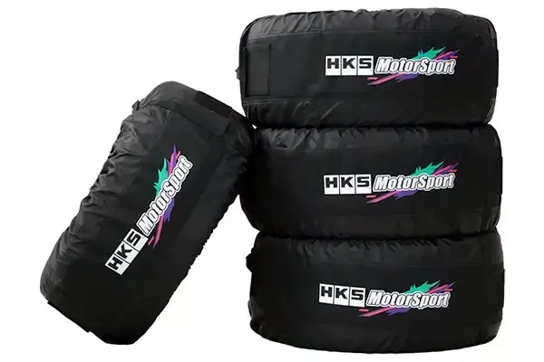 HKS Tire Tote Bag – Set of 4 Covers and Pad (Oil Color)