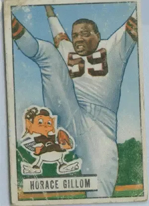 Horace Gillom 1951 Bowman Card