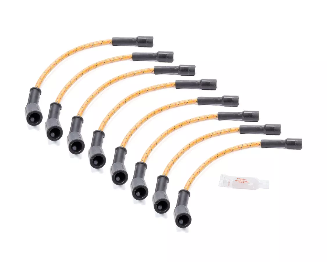 Ignition Cable Set LS Engine Orange w/Red Blk