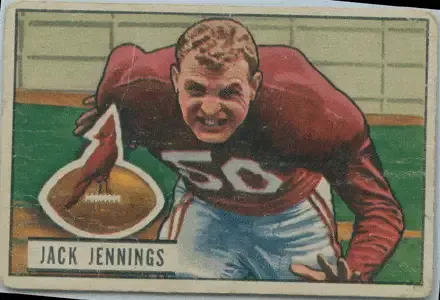Jack Jennings 1951 Bowman Card