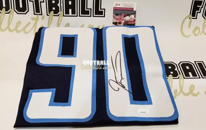 Jevon Kearse Autographed Titans Jersey