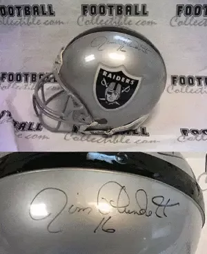 Jim Plunkett Autographed Full Size Proline Helmet