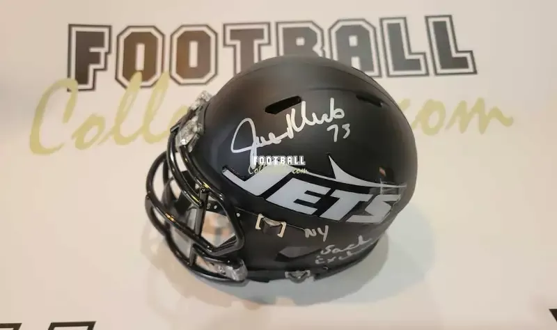 Joe Klecko Autographed New York Jets Eclipse Mini Helmet