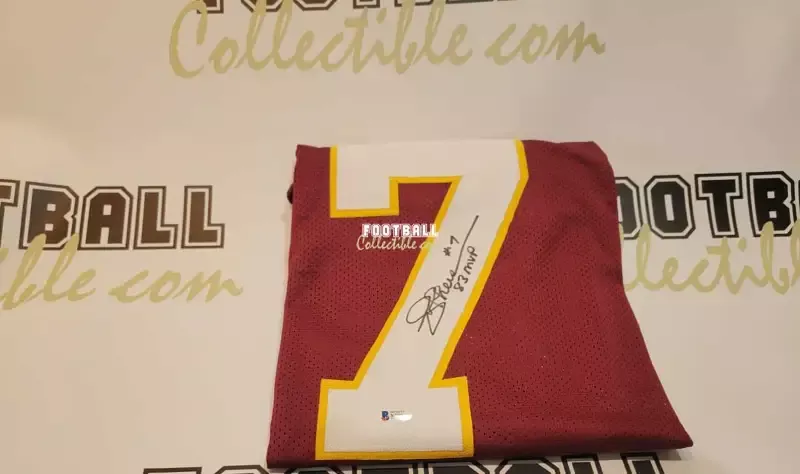 Joe Theismann Autographed Washington Redskins Jersey
