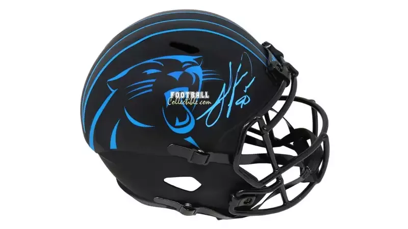 Julius Peppers Autographed Carolina Panthers Eclipse Helmet