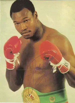 Larry Holmes Autographed Tear Sheet