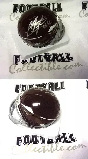 LaVar Arrington & George Starke Signed Mini Helmet