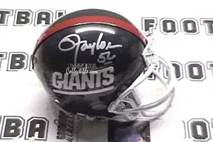 Lawrence Taylor Autographed Giants Mini Helmet