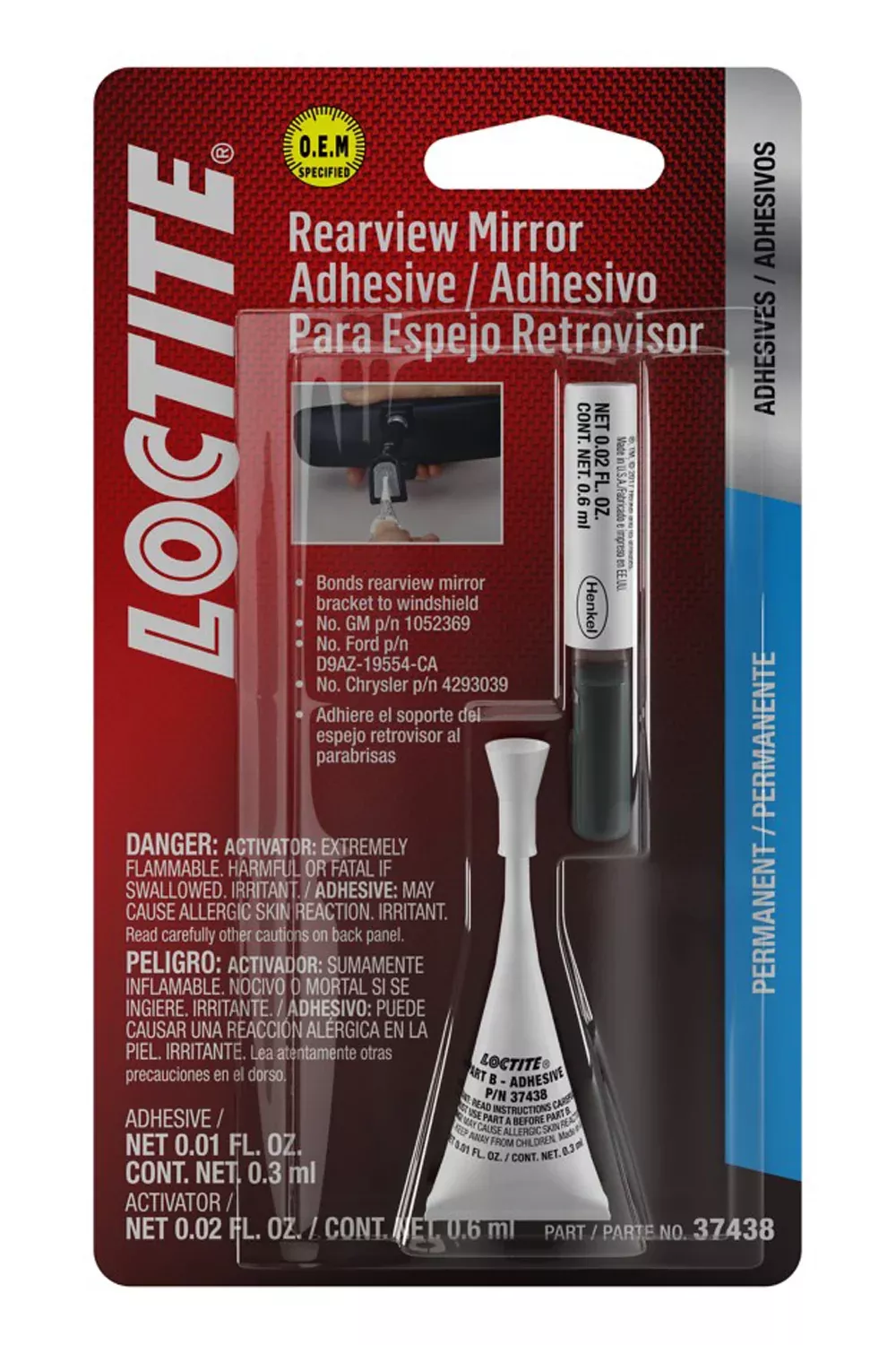 Loctite - Rearview Mirror Adhesive Kit