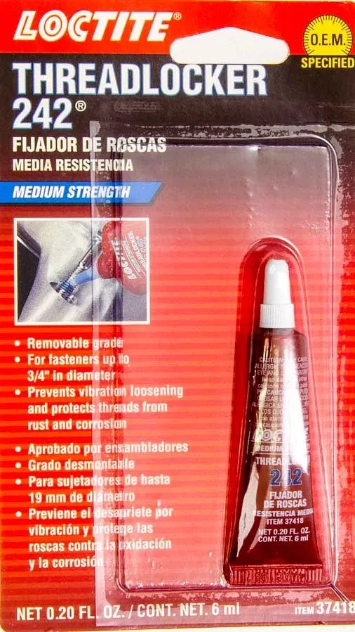 Loctite - Threadlocker 242 Blue 6ml/.20oz