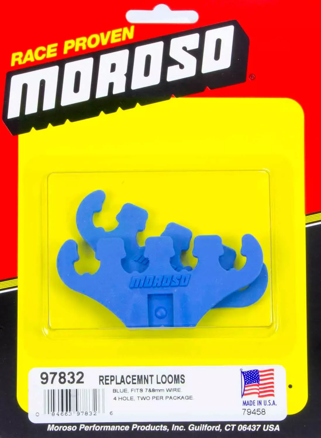 Moroso - Blue 4-Hole Wire Loom