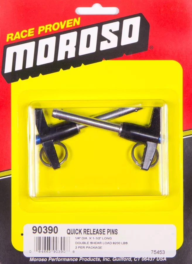 Moroso - Quick Release Pins (2) 1/4 x 1-1/2