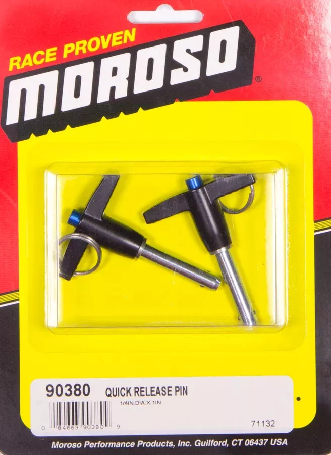 Moroso - Quick Release Pins (2) 1/4 x 1in