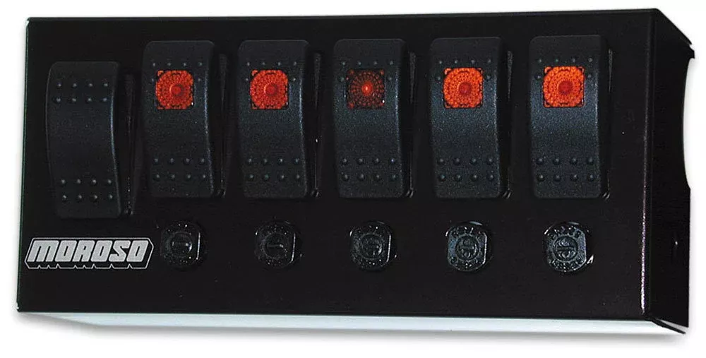 Moroso - Rocker Switch Panel - Cage Mount