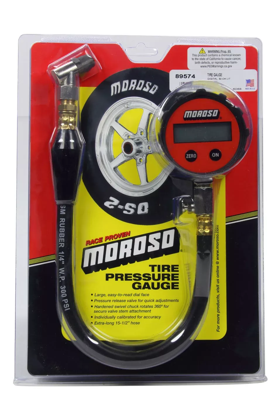 Moroso - Tire Gauge 0-15 Digital Backlit