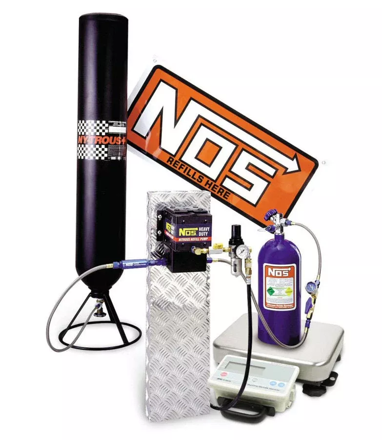NOS/Nitrous Oxide System - NOS Nitrous Refill Pump Station with Scale