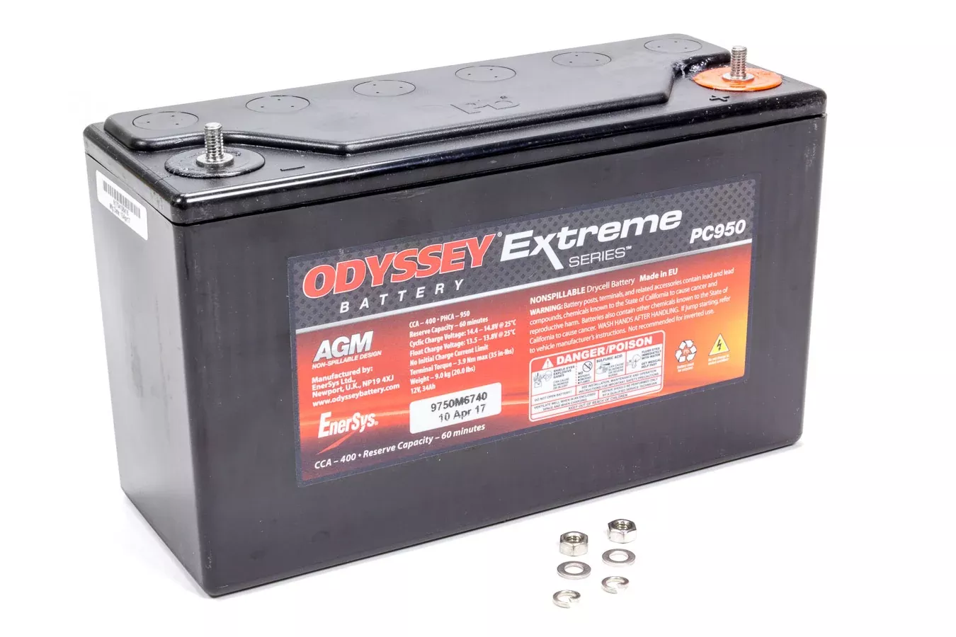 Odyssey Battery - Battery 400CCA/500CA M6 Stud Terminal
