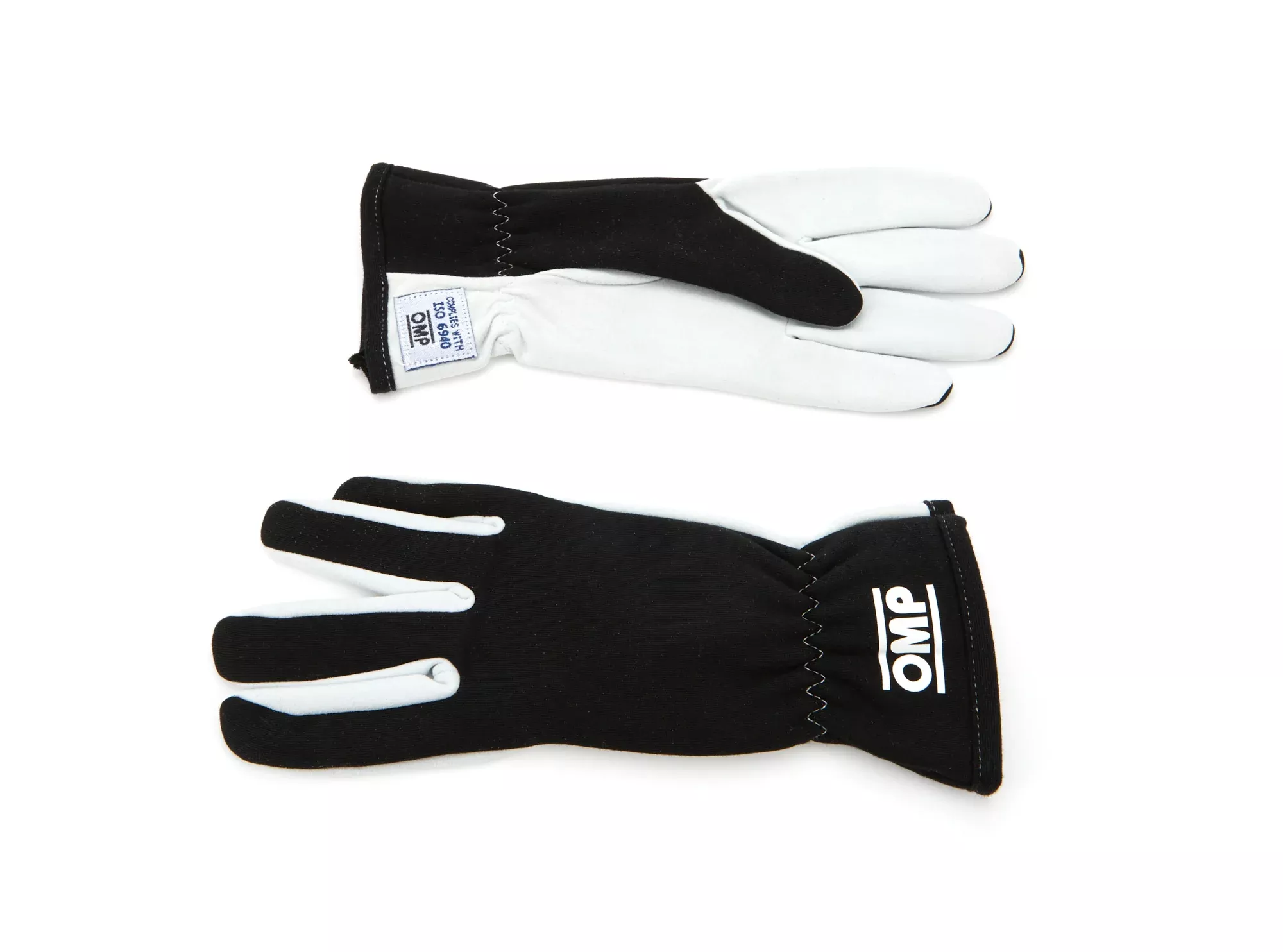 OMP Racing INC - Rally Gloves Black Size Medium