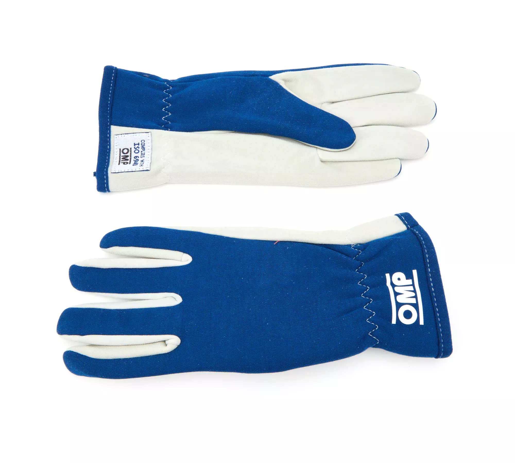 OMP Racing INC - Rally Gloves Blue Size Medium