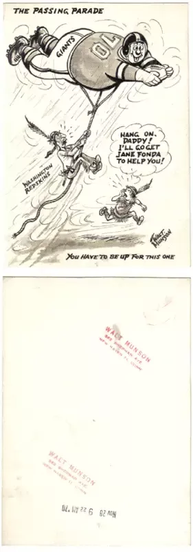 ORIGINAL Walt Munson Cartoon Artwork