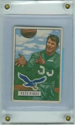Pete Pihos 1951 Bowman Card