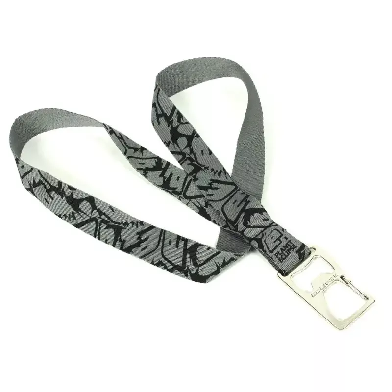 Planet Eclipse Bottle Opener Lanyard – Grey / Black