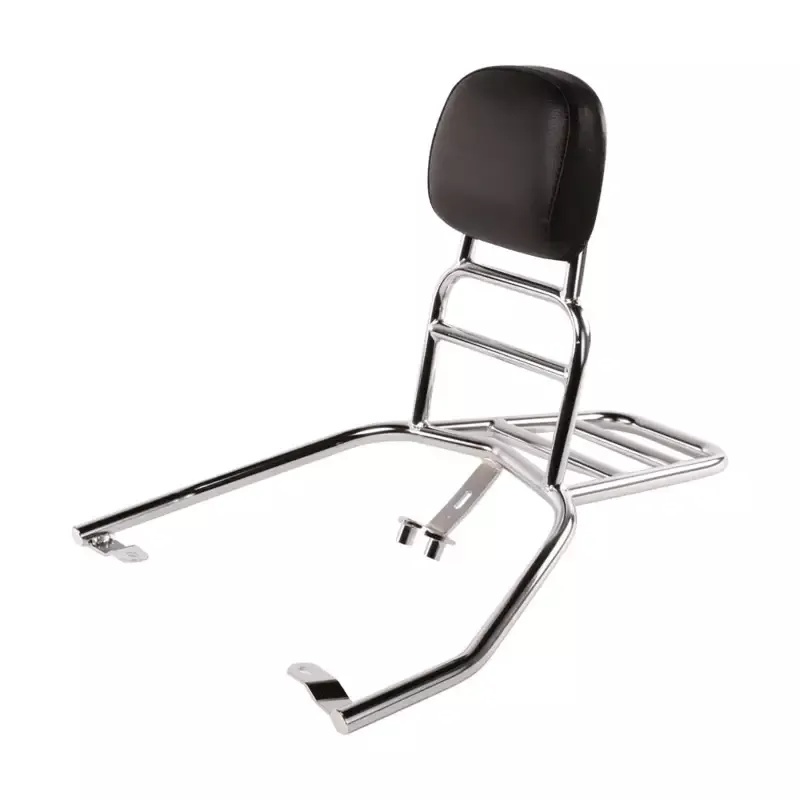 Prima Rear Rack w/Backrest (Chrome);Kymco Like