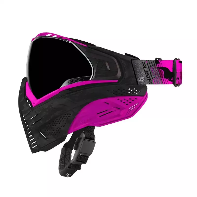 Push Unite Paintball Goggles & Case – Camo Pink