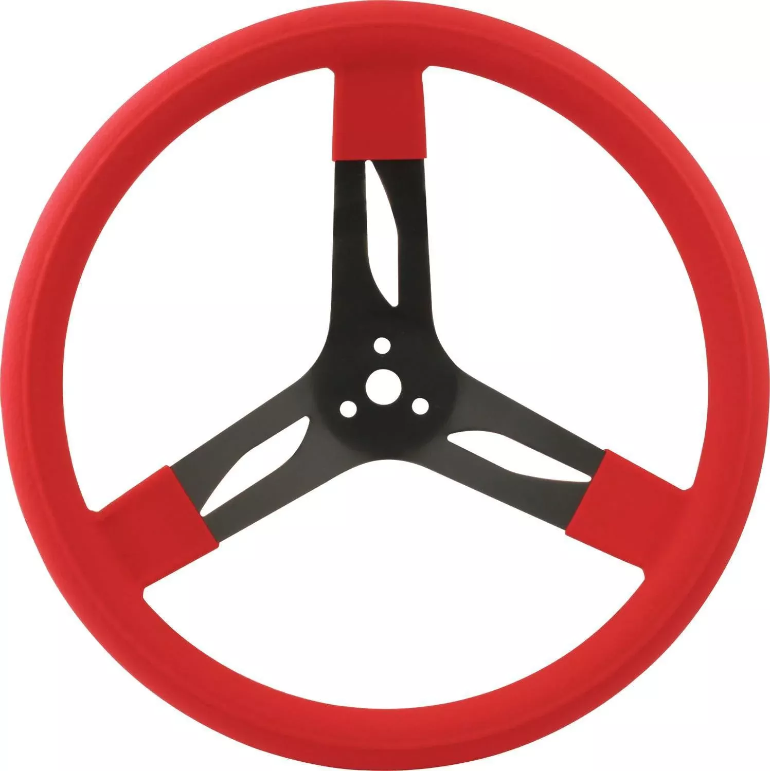 Quickcar Racing - 15in Steering Wheel Stl Red