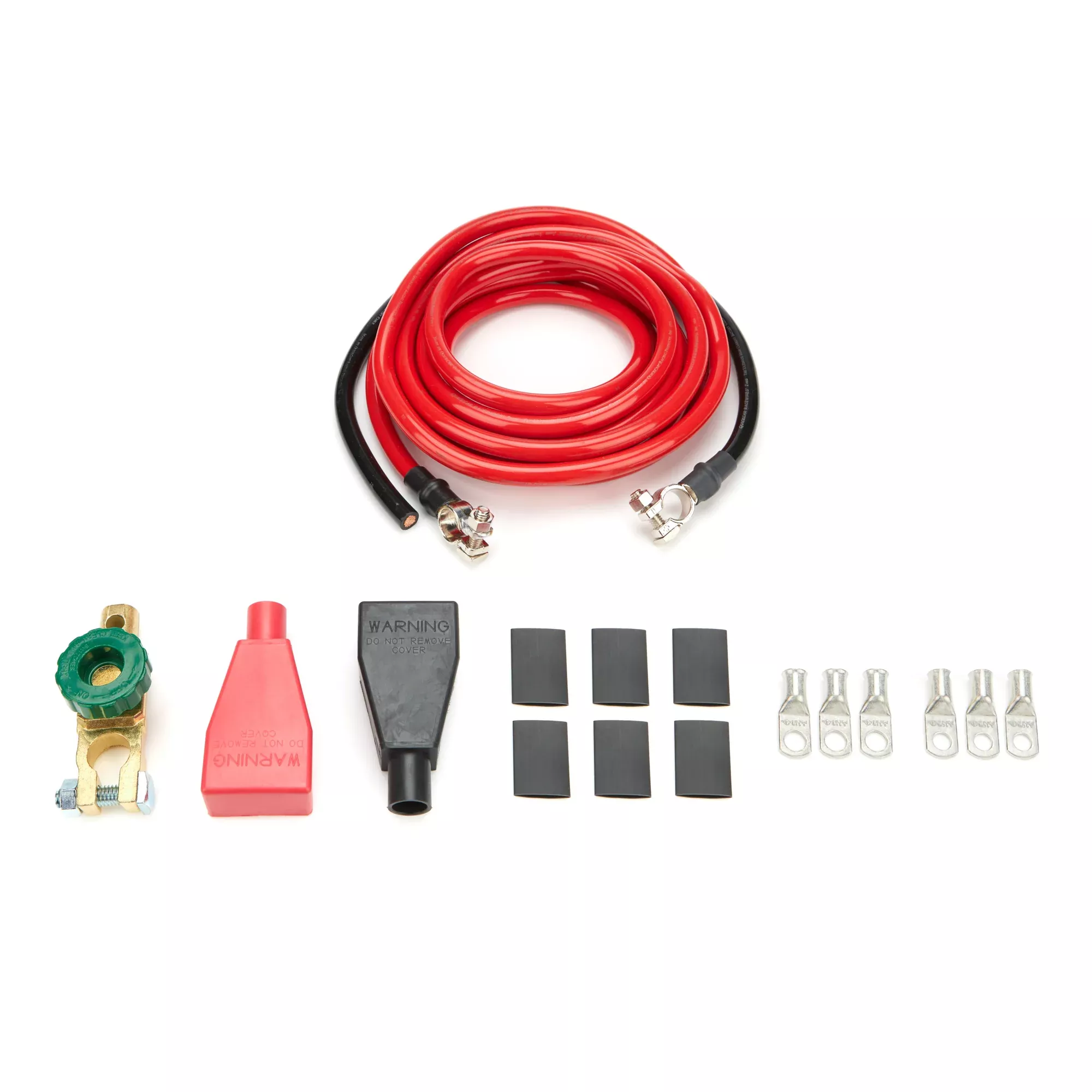 Quickcar Racing - Battery Cable Kit 2 Ga. 15ft Red & 2ft Black