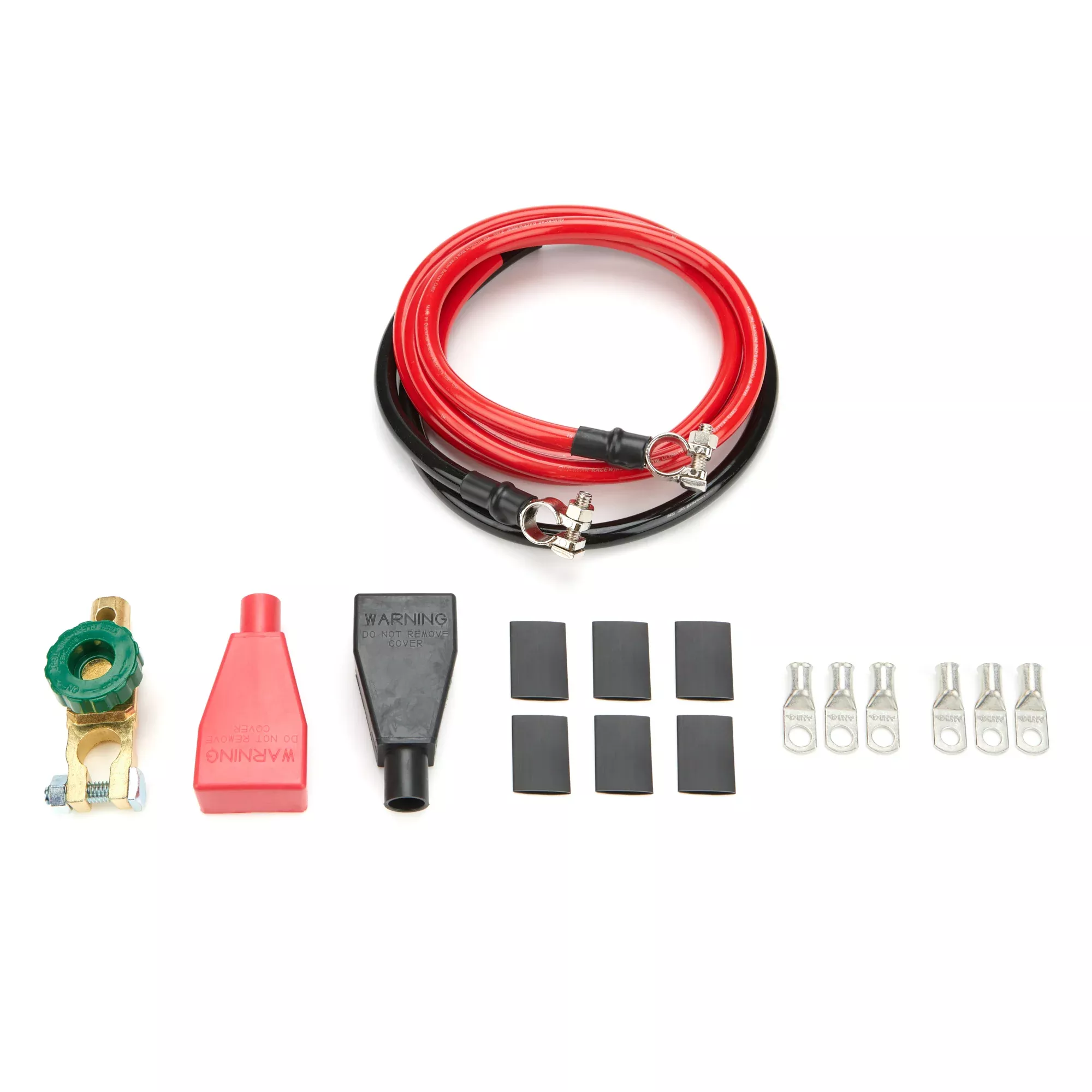 Quickcar Racing - Battery Cable Kit 2 Ga. 6ft Red & 3ft Black