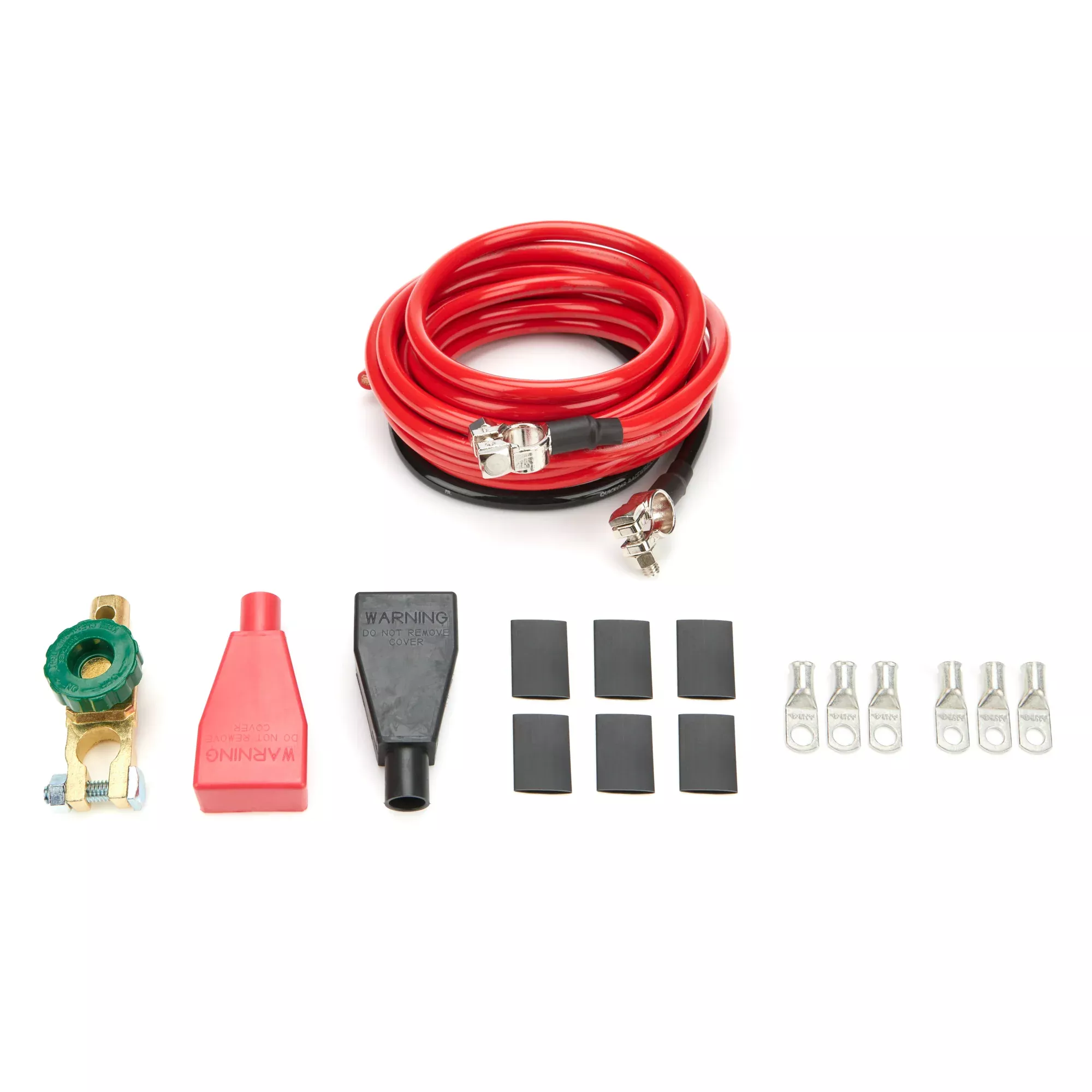 Quickcar Racing - Battery Cable Kit 4 Ga. 15ft Red & 2ft Black