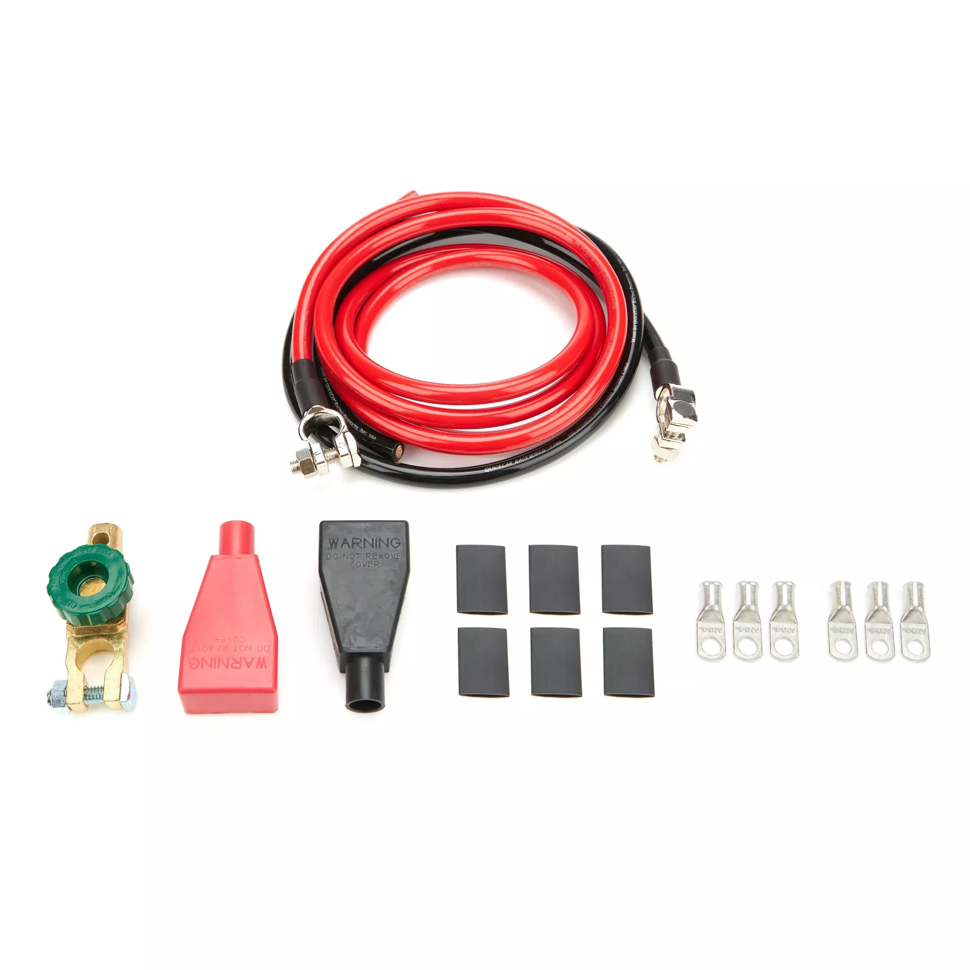 Quickcar Racing - Battery Cable Kit 4 Ga. 6ft Red & 3ft Black