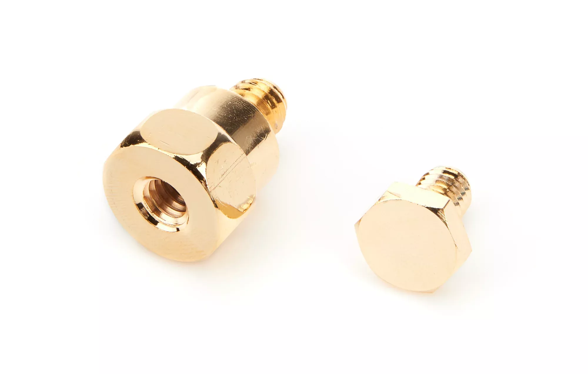 Quickcar Racing - Battery Terminals Side Mount Gold Bolt (Pair)