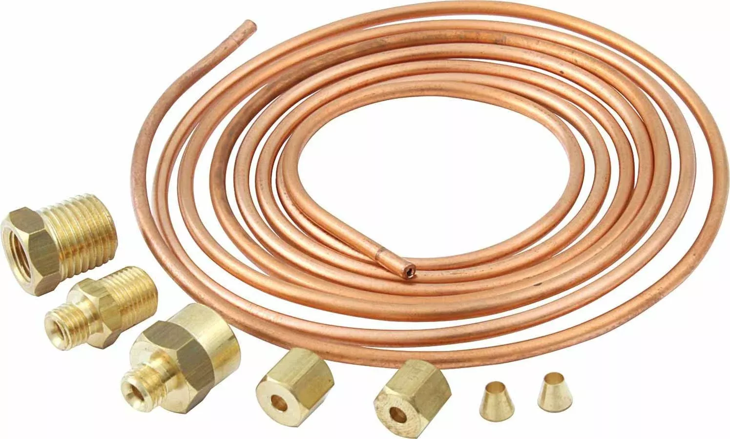 Quickcar Racing - Copper 6ft Tubing Kit with Ferrules