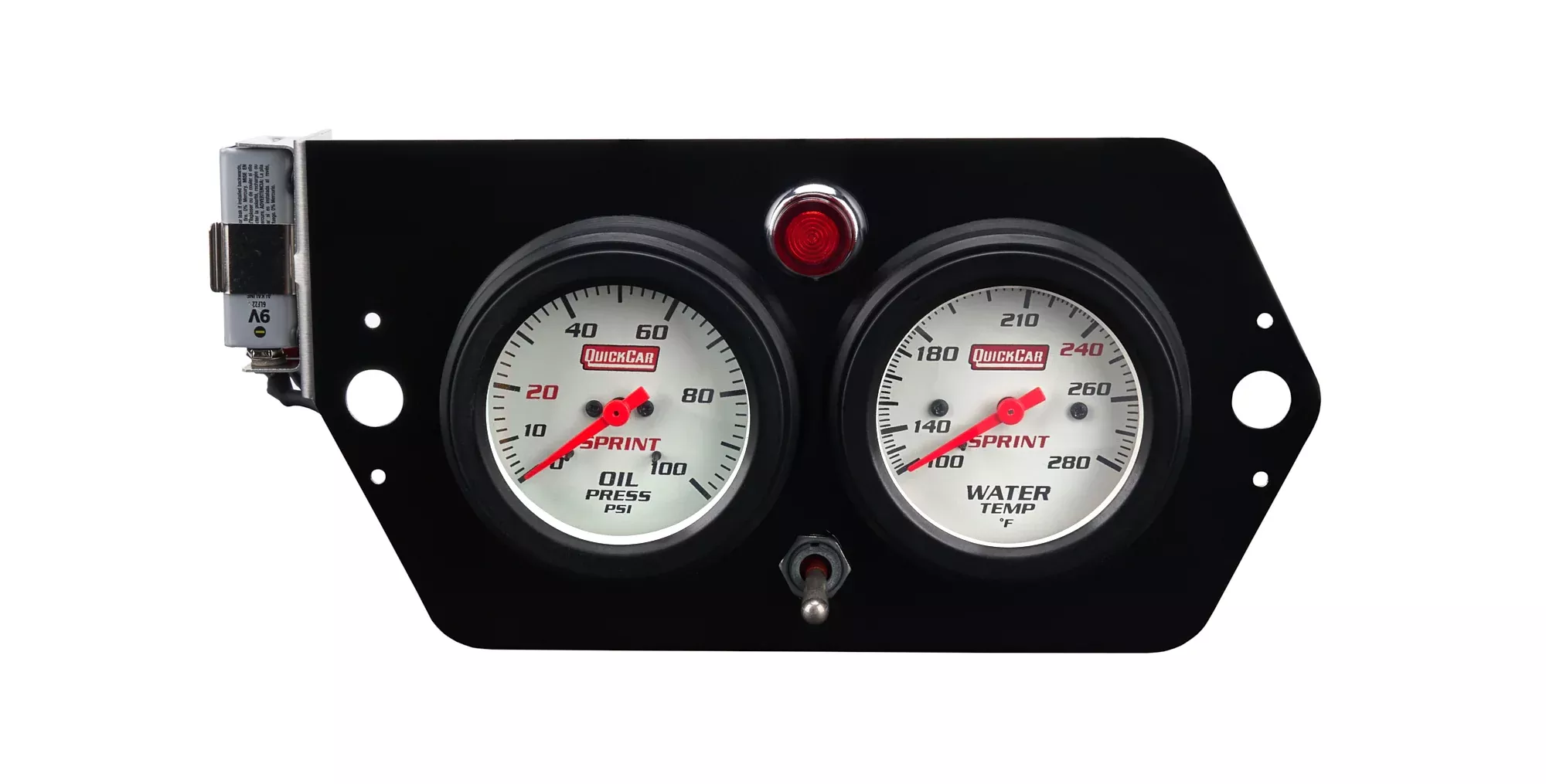 Quickcar Racing - Gauge Panel Deluxe Sprint w/Mag Switch