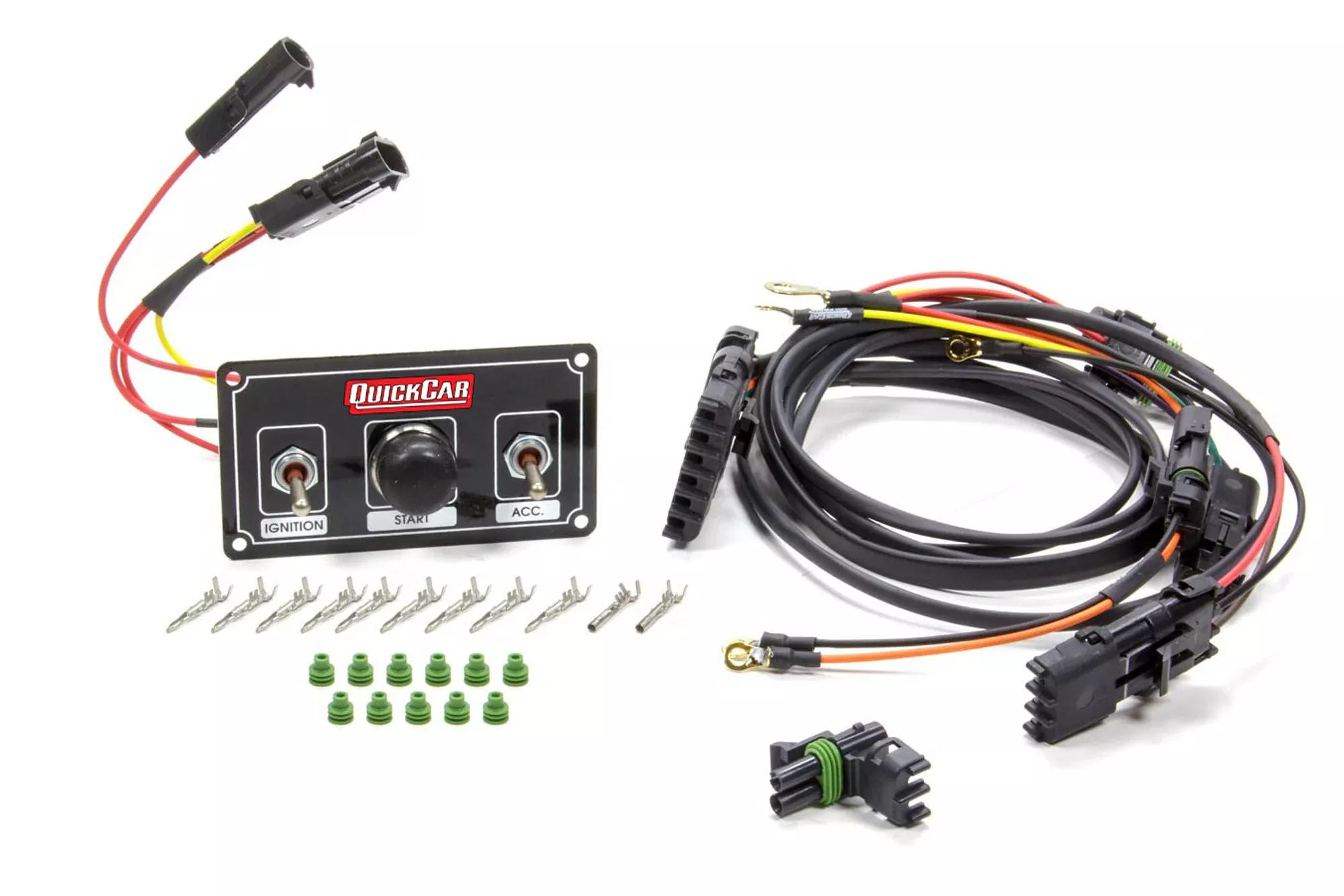 Quickcar Racing - Ignition Harness / Panel Black Modified