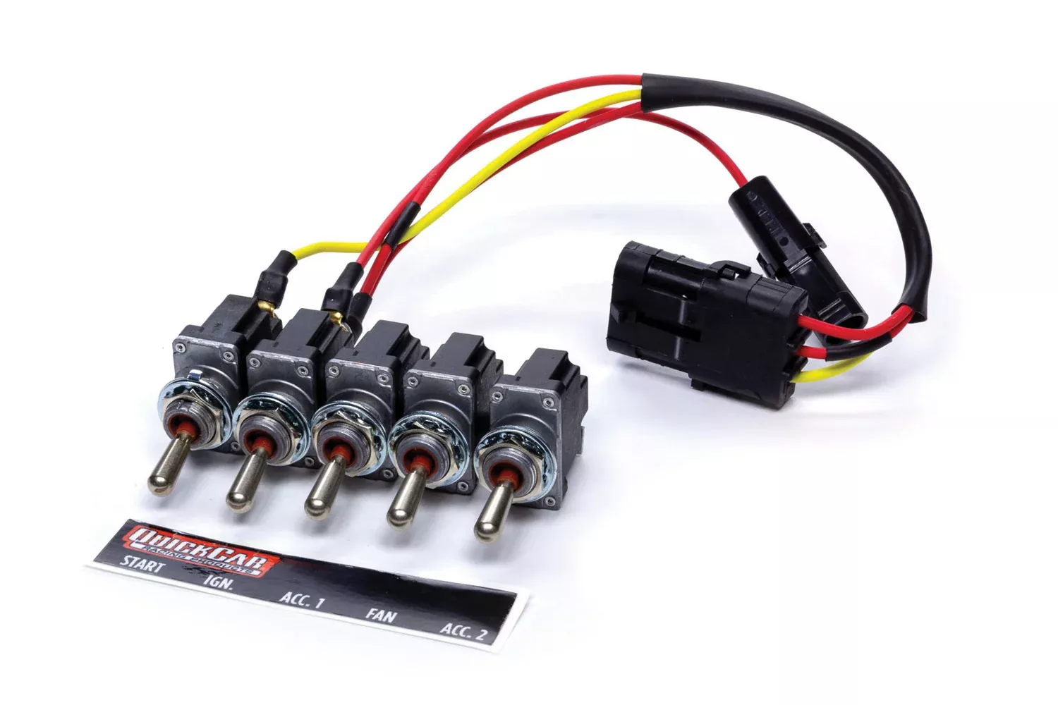 Quickcar Racing - Ignition Panel 5 Switch Single Box