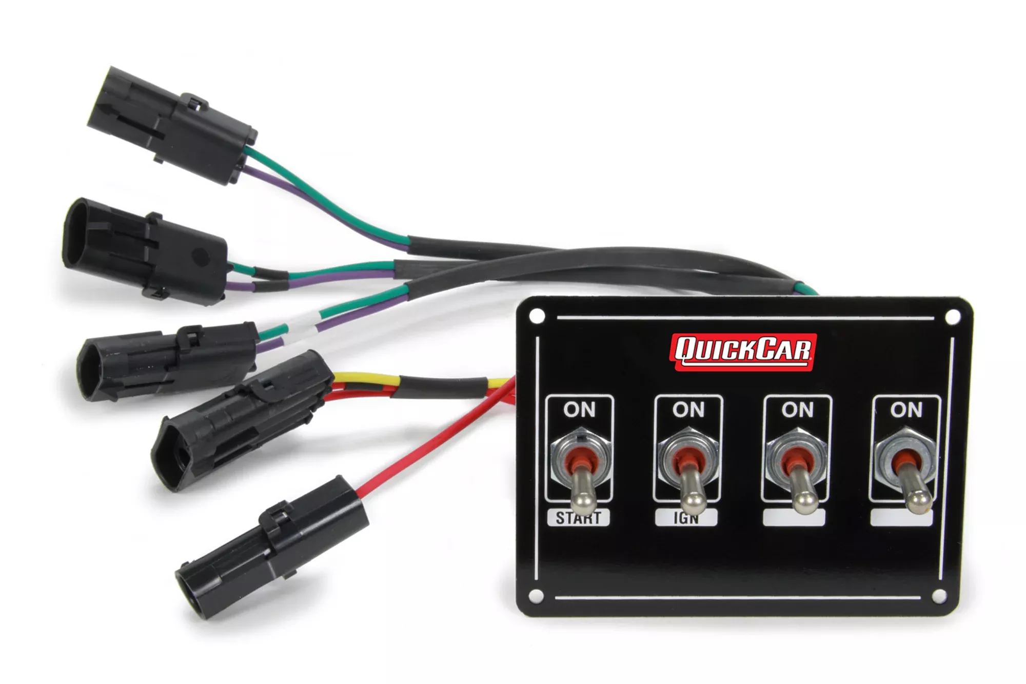 Quickcar Racing - Ignition Panel Extreme 4 4-Switch Dual Mag. Pckup