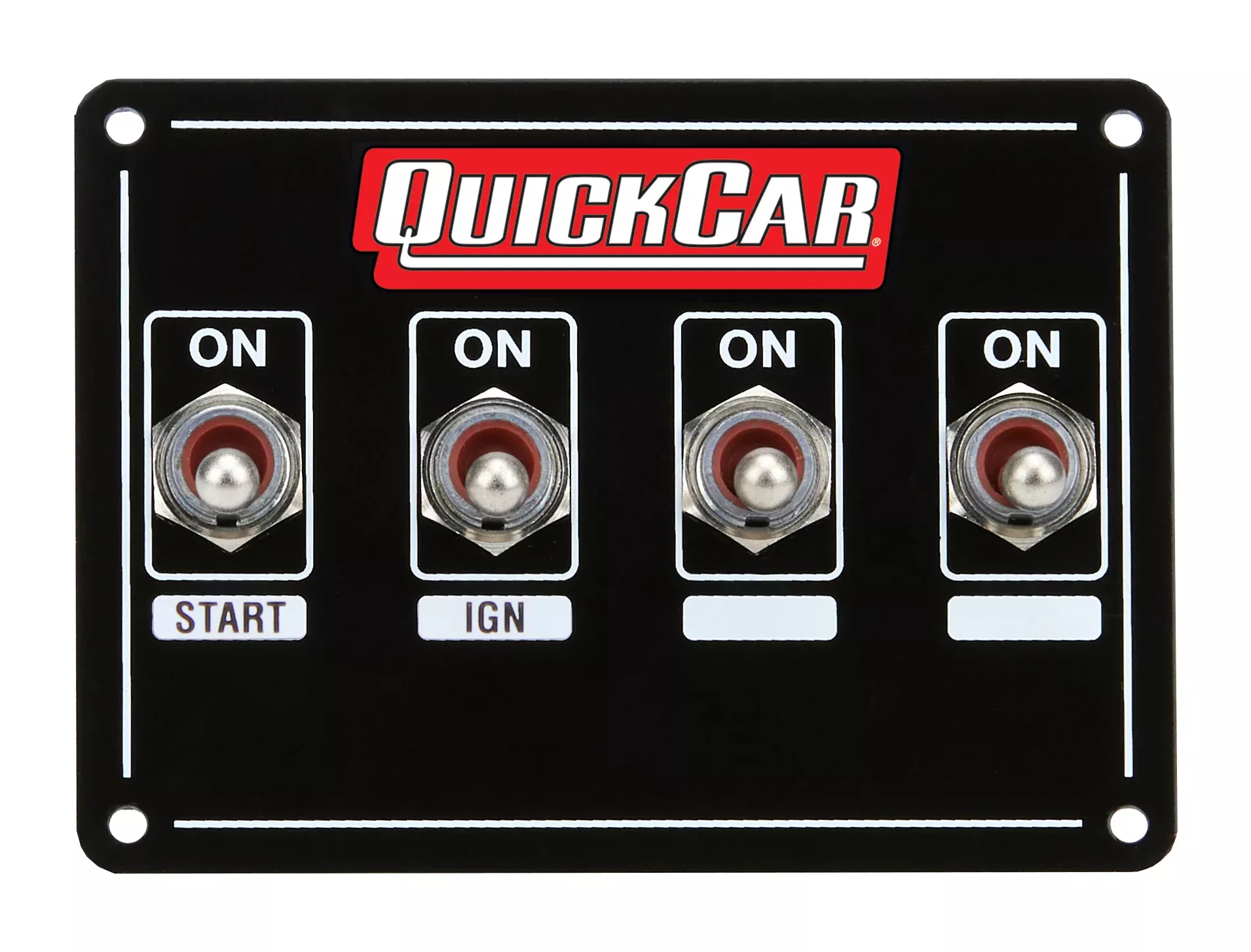 Quickcar Racing - Ignition Panel Extreme 4 Switch w/ Pigtail