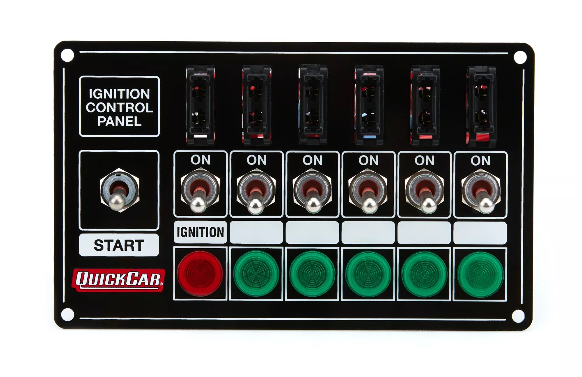 Quickcar Racing - Ignition Panel - Extreme Fused w/Lights