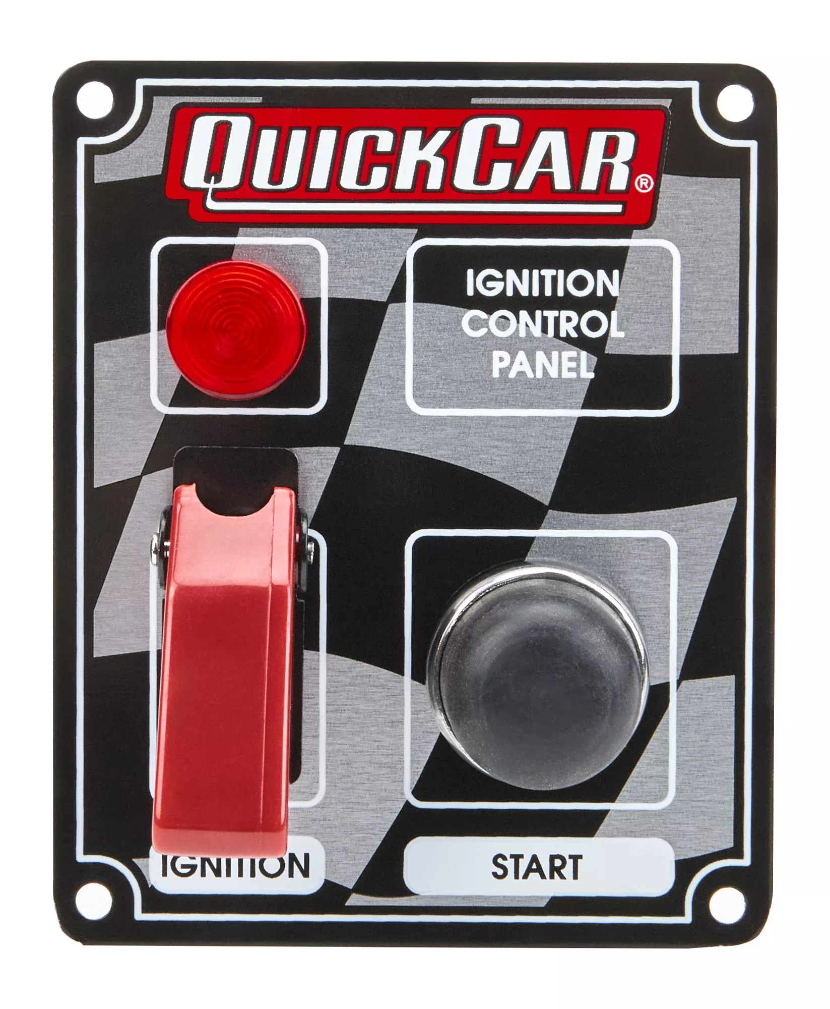 Quickcar Racing - Ignition Panel w/Flip Switch and Light
